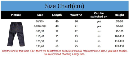 Jeans Boys and Girls' Solid color
