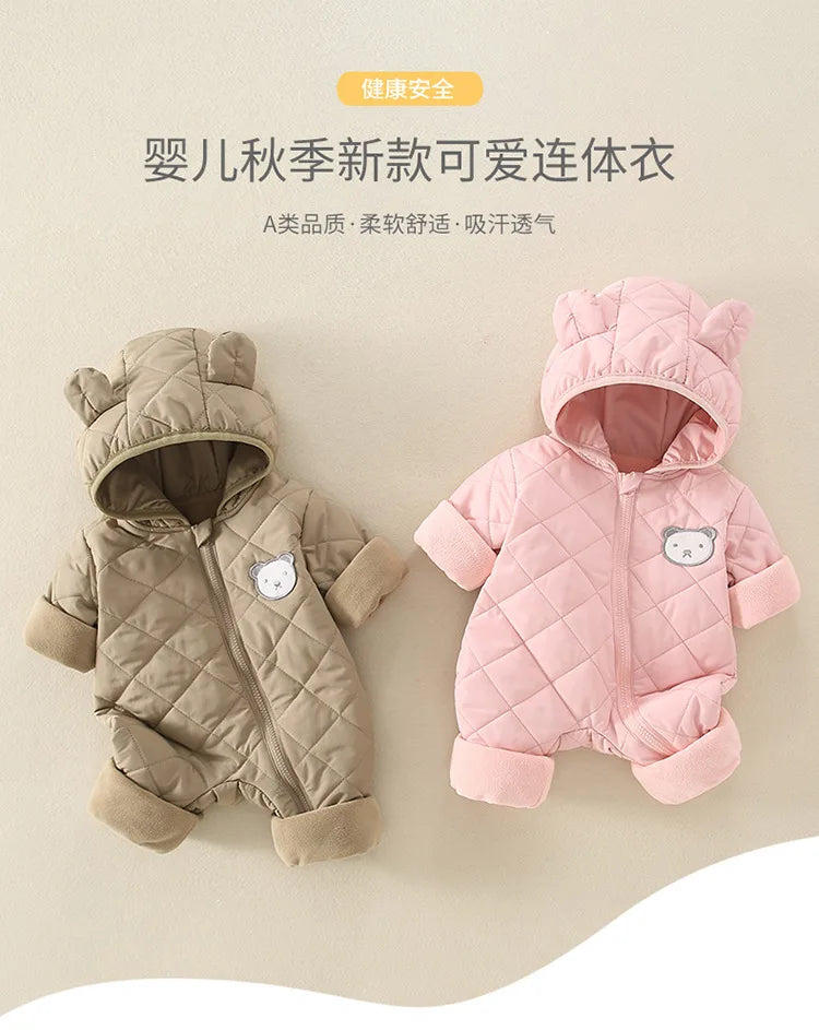 Baby Warm Fleece Jumpsuit