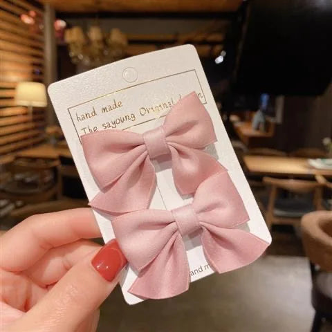 Cute Bow Red Clips Baby Hairpins - PAMU8