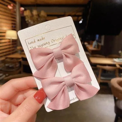 Cute Bow Red Clips Baby Hairpins - PAMU8