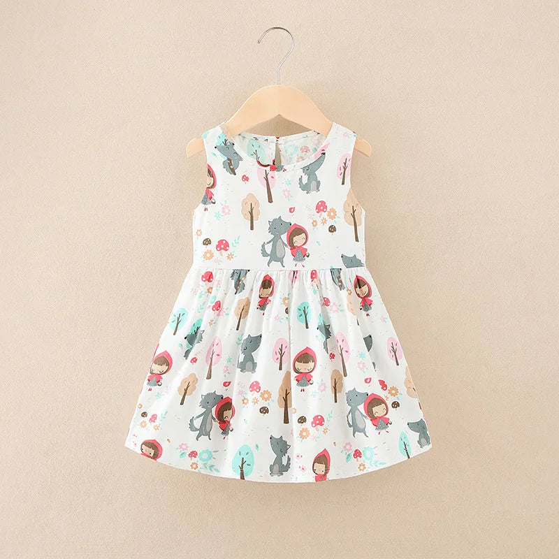 Girls Floral Summer Dress