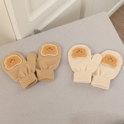 Bear Baby Knitted Hat and Gloves Set - PAMU8