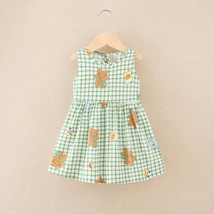 Girls Floral Summer Dress