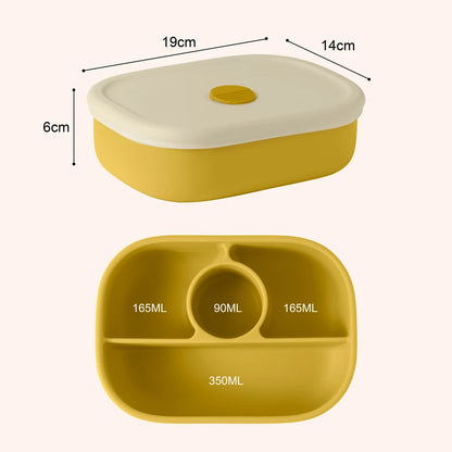 1PCS Baby Feeding Lunch Box With Compartments