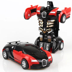 Mini 2-in-1 Transforming Robot Car Toy