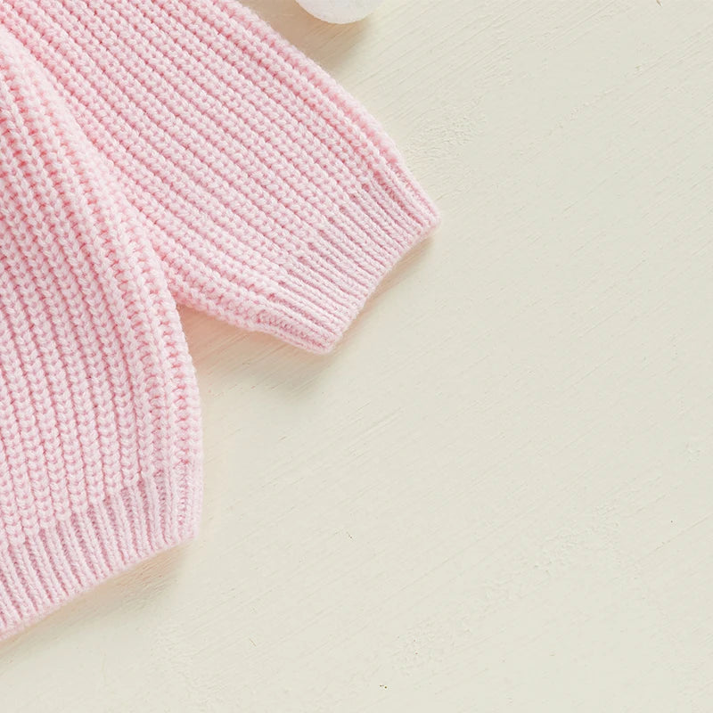 Cherry Embroidery Knit Sweater