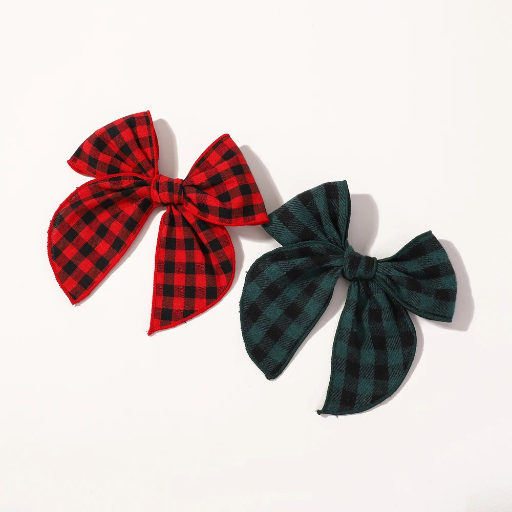 Christmas Bows Hair Clips