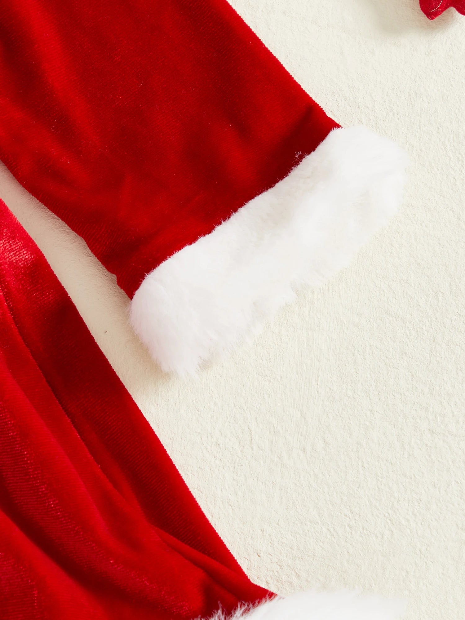Santa Velvet Romper Outfit
