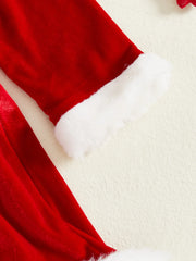 Santa Velvet Romper Outfit