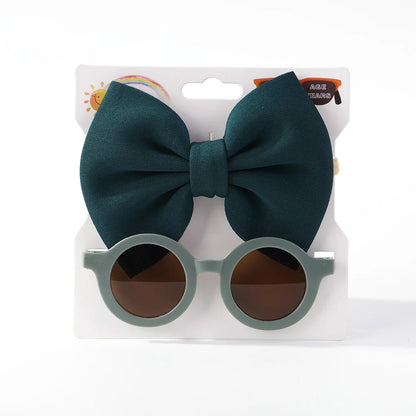 2Pcs/set hair band glasses