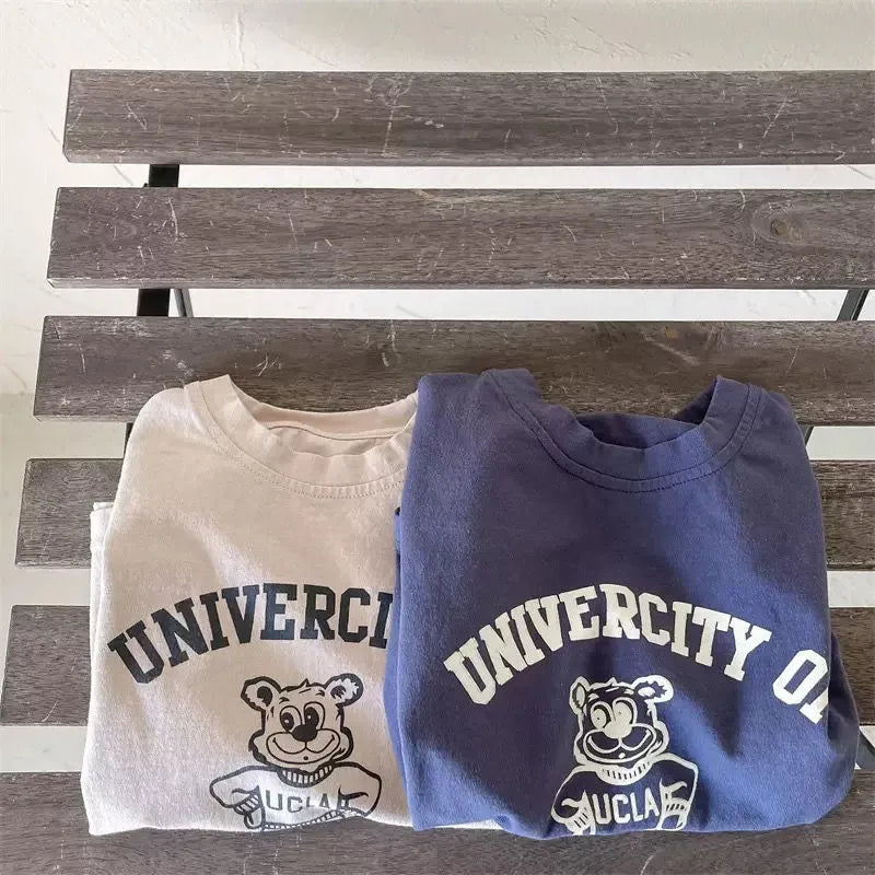 Round Collar Kids TShirt