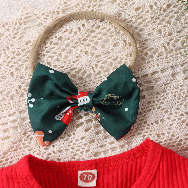 Long Sleeve Santa Romper