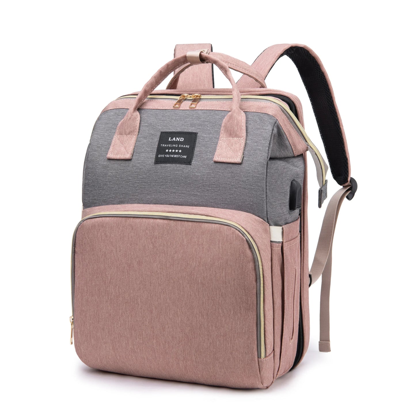 Backpack with Crib Bed & Diaper Bag