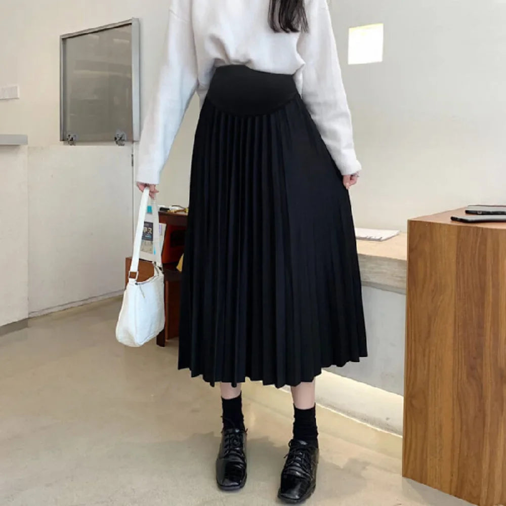 A-Line Casual Maternity Skirt