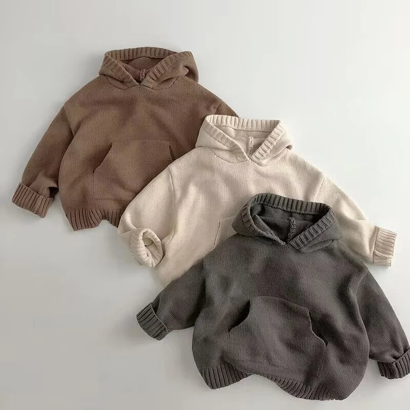 Knitted Baby Pullover Sweater