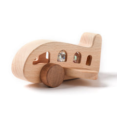 Wooden Plane and Helicopter Toy Set