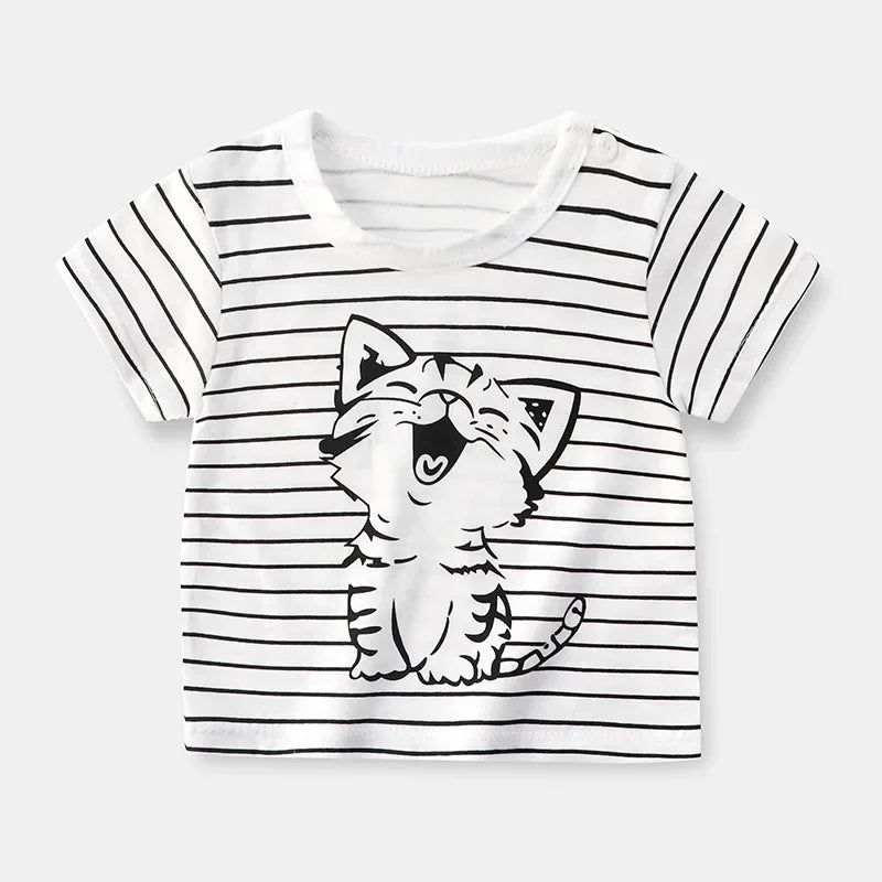 Kids Cartoon Cotton T-Shirt for Boys & Girls | PAMU8