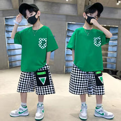 Summer Boys Fashion Outfit Set