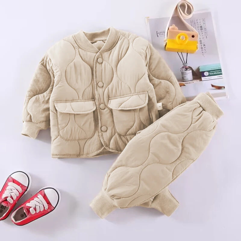 Baby Boys' Insulated Winter Set, Padded Jacket and Pants