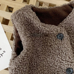 Kids Plush Waistcoat