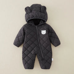 Fleece Lined Cotton Infant Romper