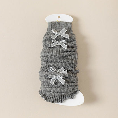Soft Cotton Leg Warmers Knee Socks - PAMU8