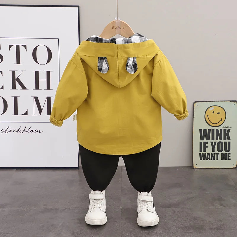 Hooded Jacket Pants Toddler Set