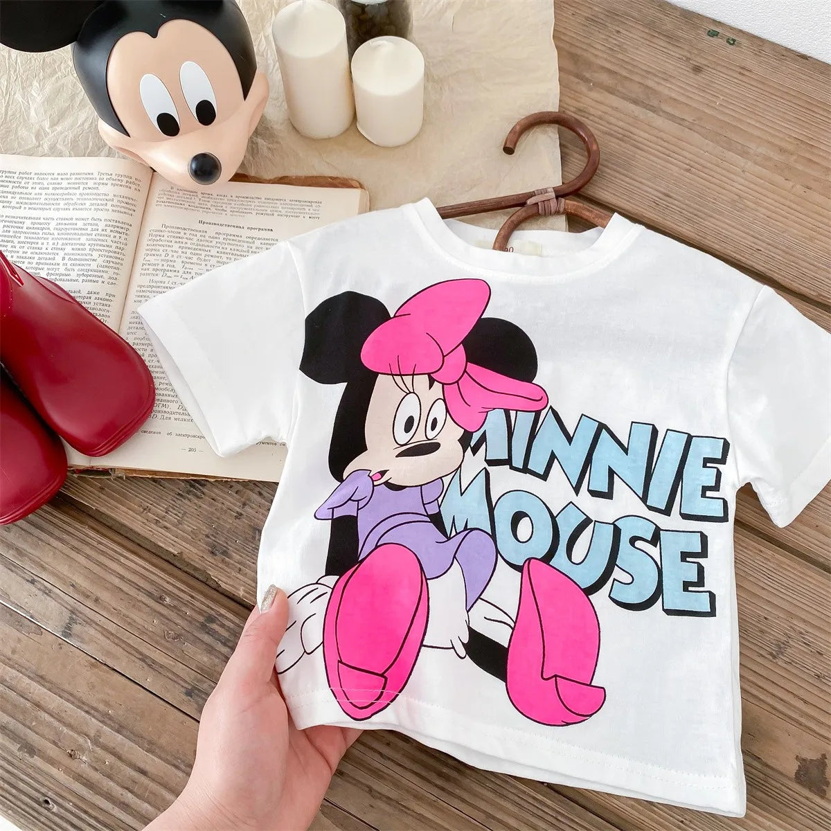 Girls Minnie Cartoon TShirt