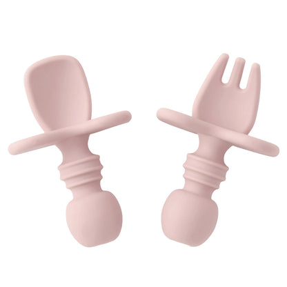 Silicone Baby Fork Spoon Set