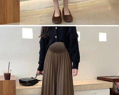 A-Line Casual Maternity Skirt