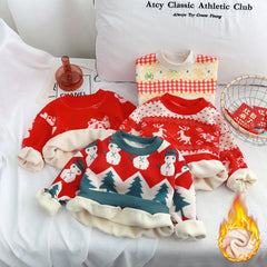 Velvet Christmas Hooded Sweatshirt