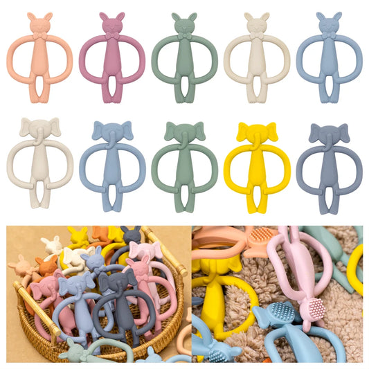 Animals Shape Silicone Teething Toy