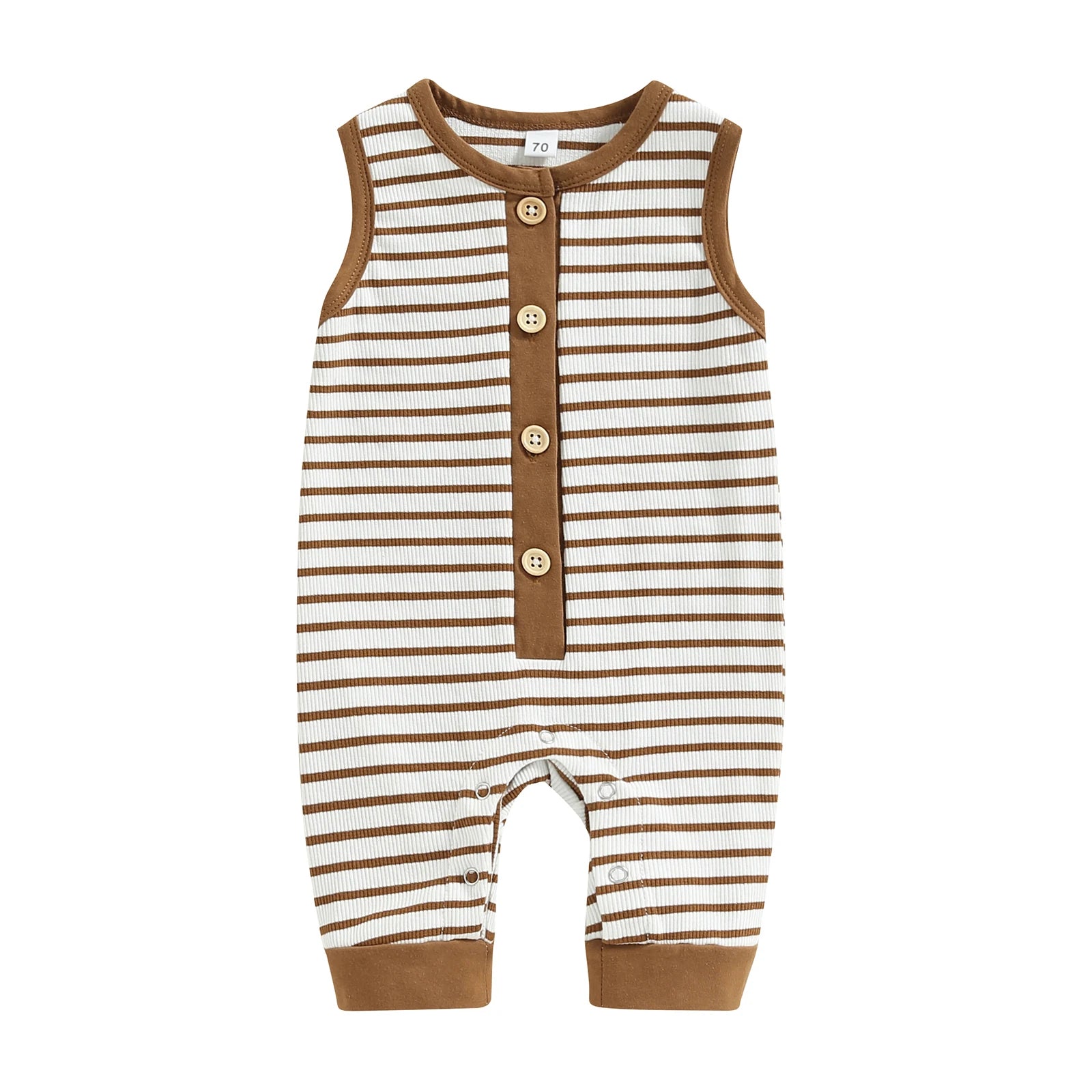 Sleeveless Crew Neck Jumpsuit