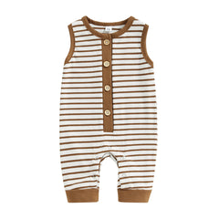 Sleeveless Crew Neck Jumpsuit
