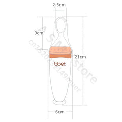 Baby Squeeze Feeding Bottle for Cereal and Puree