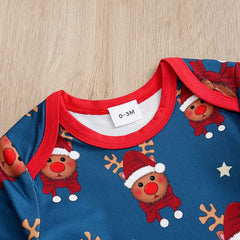 Christmas Reindeer Print Jumpsuit