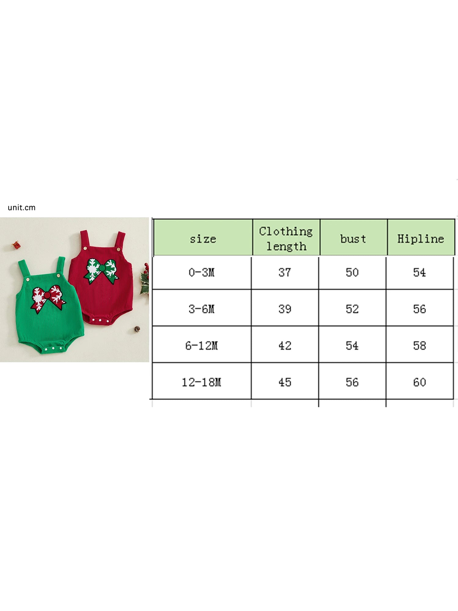 Embroidery Bow Christmas Bodysuit