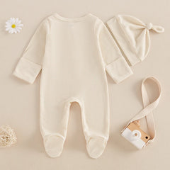 Waffle Knit Baby Jumpsuit