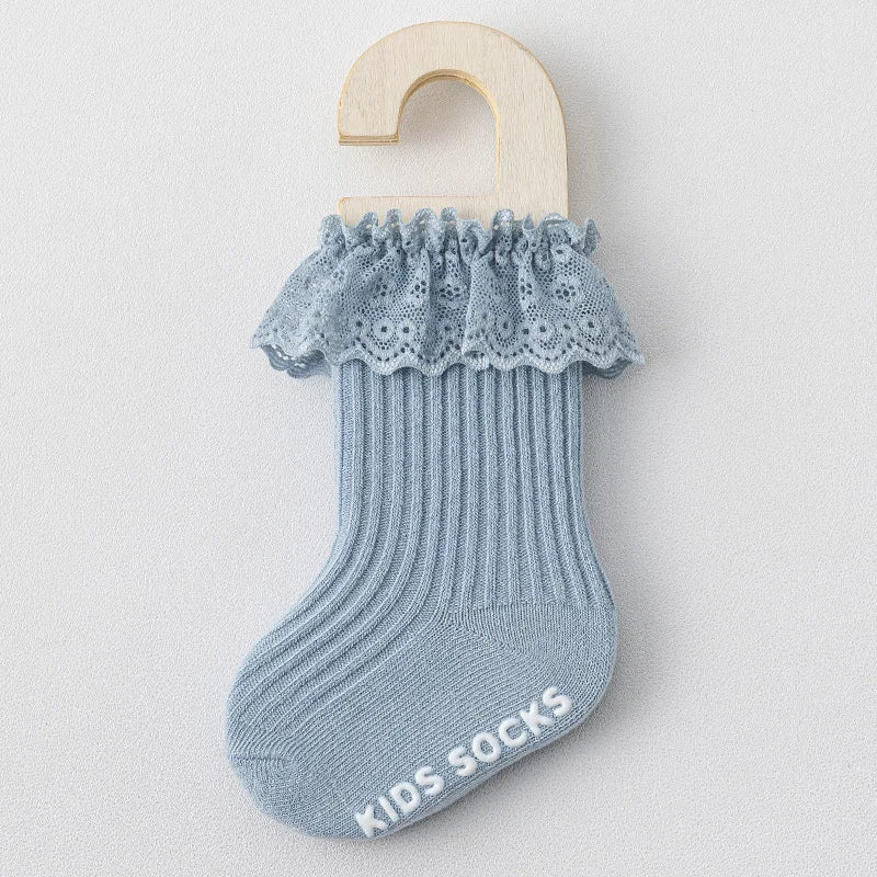 Kids Non-Slip Knee High Sock