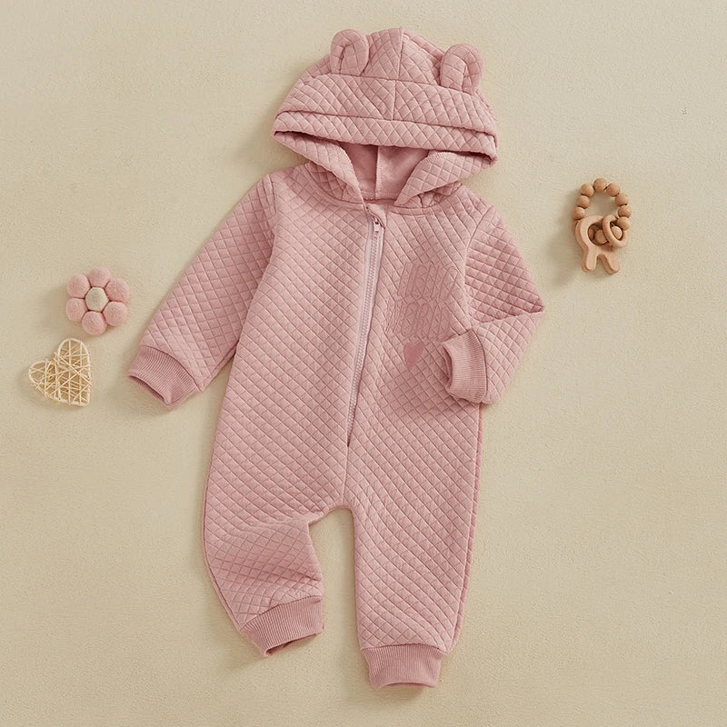 Hooded Embroidery Letter Outfit