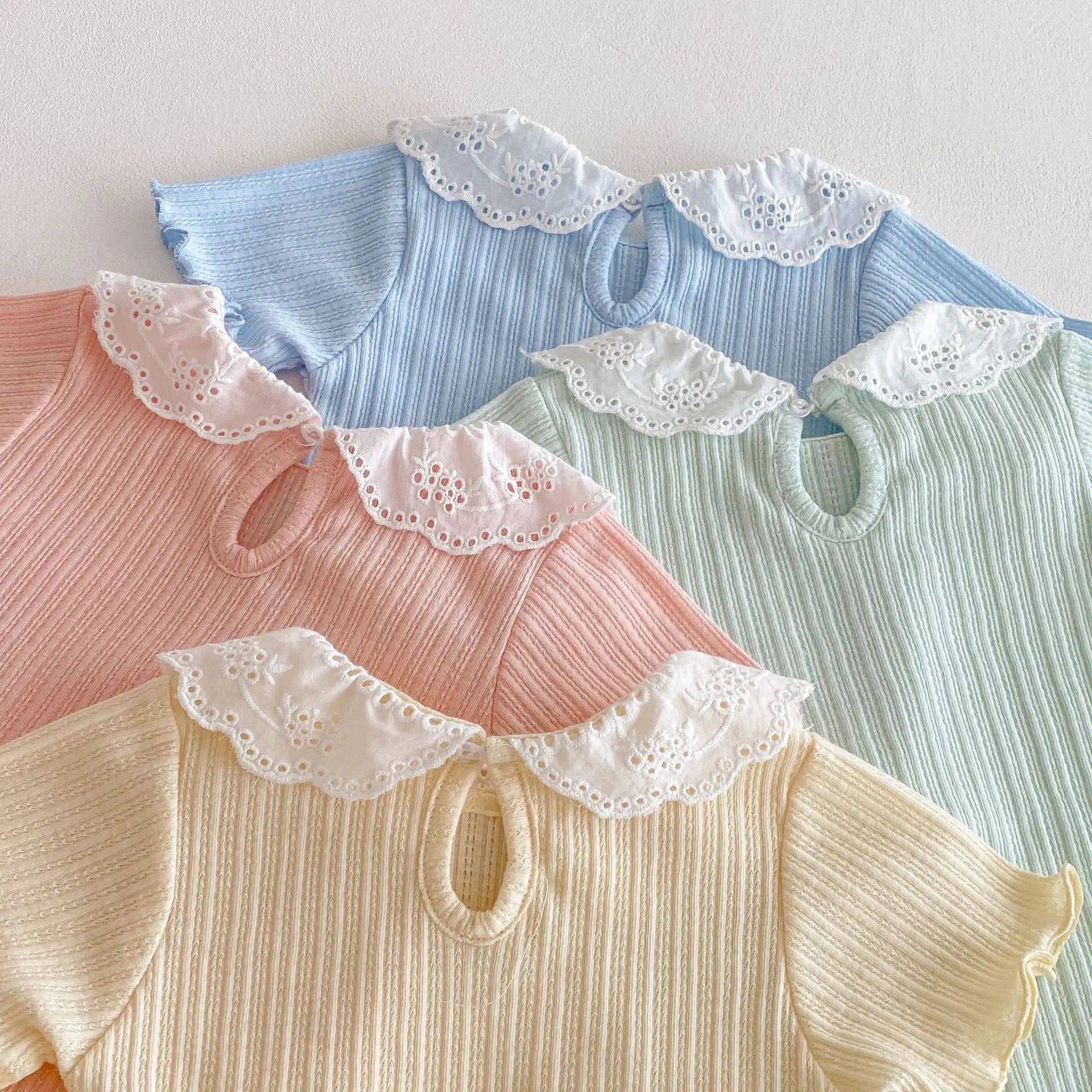Baby Short Sleeve Tops Charming Kid's Clothing - PAMU8