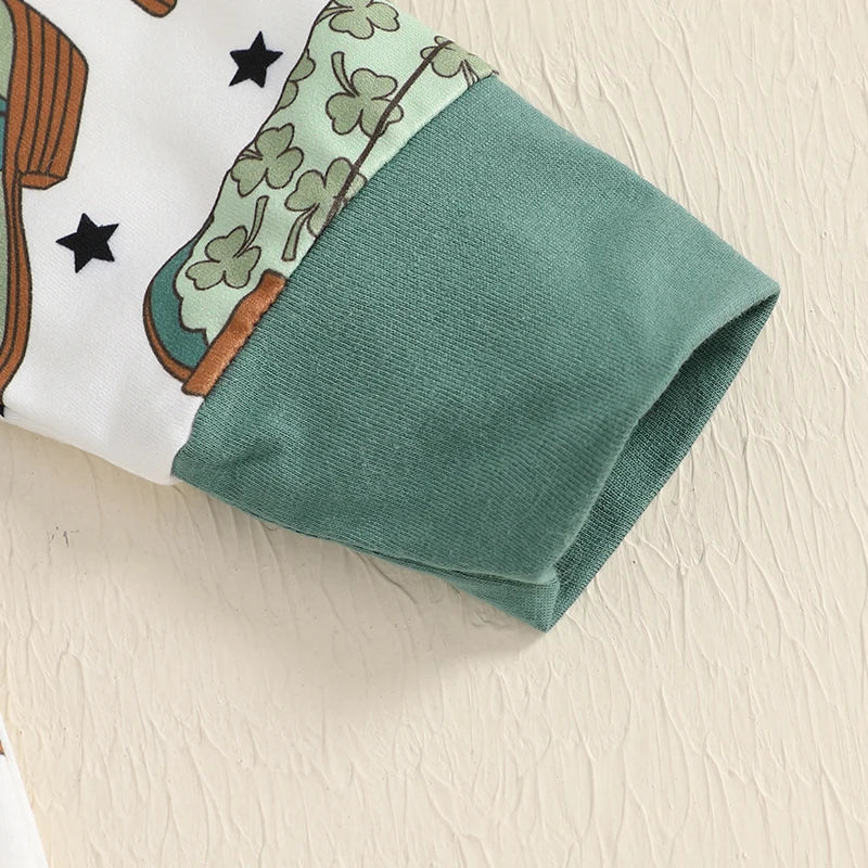 Boots Print Baby Outfit
