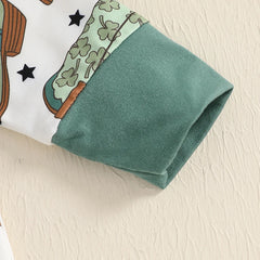 Boots Print Baby Outfit