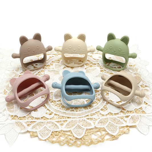Food Grade Gloves Teether Toys