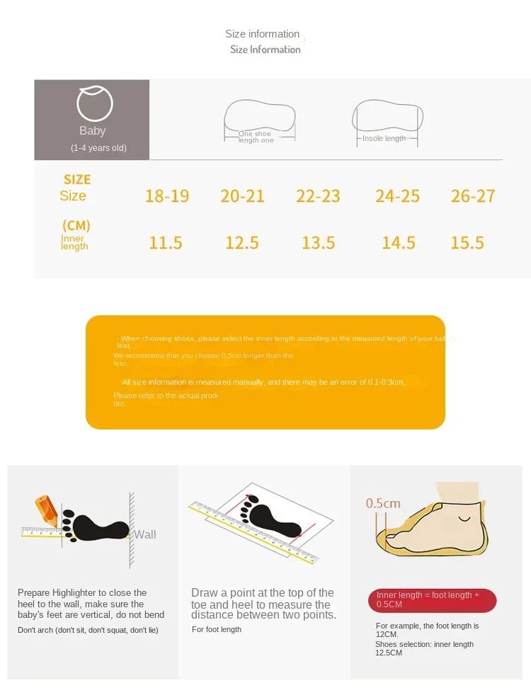 Winter Warm Baby Anti-Slip Boots