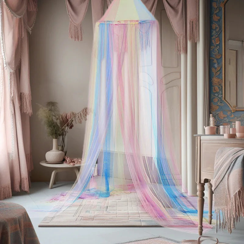 Baby Bedroom Rainbow Curtain