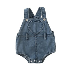 Baby Girl Denim Romper