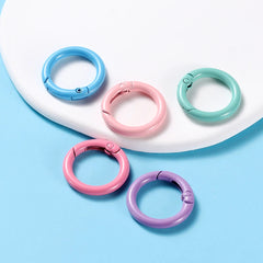 Metal O-Ring Keychain Clasps, 5-Pack Craft Clips
