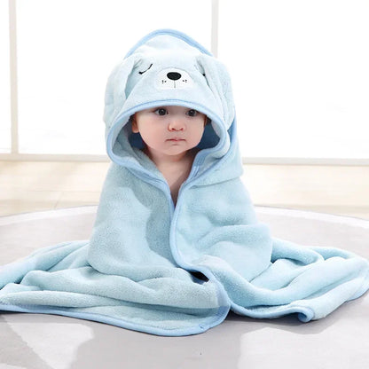 Baby Hooded Bathrobe Towel