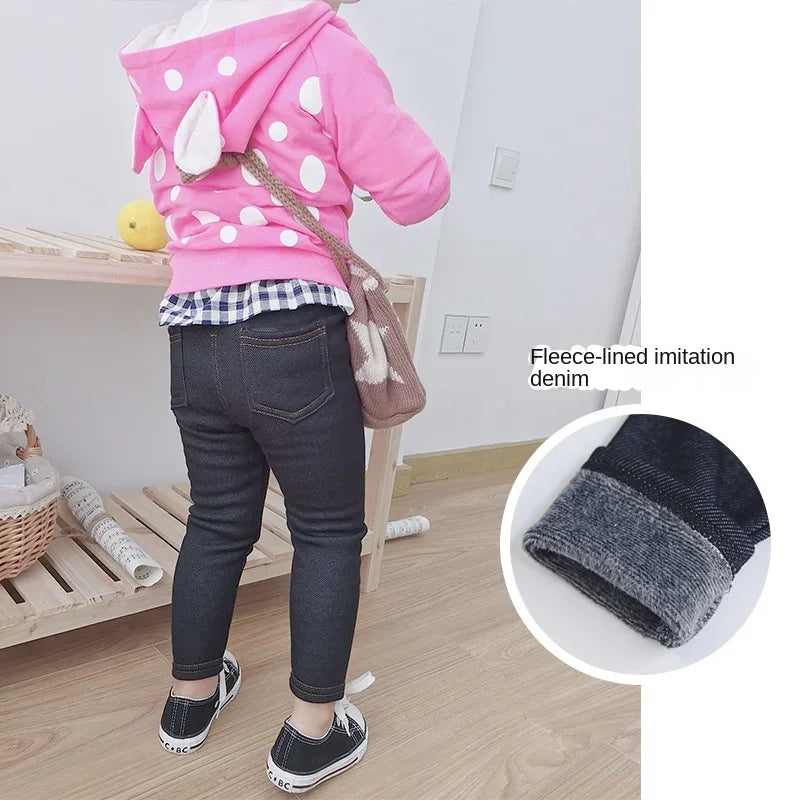 Jeans Boys and Girls' Solid color